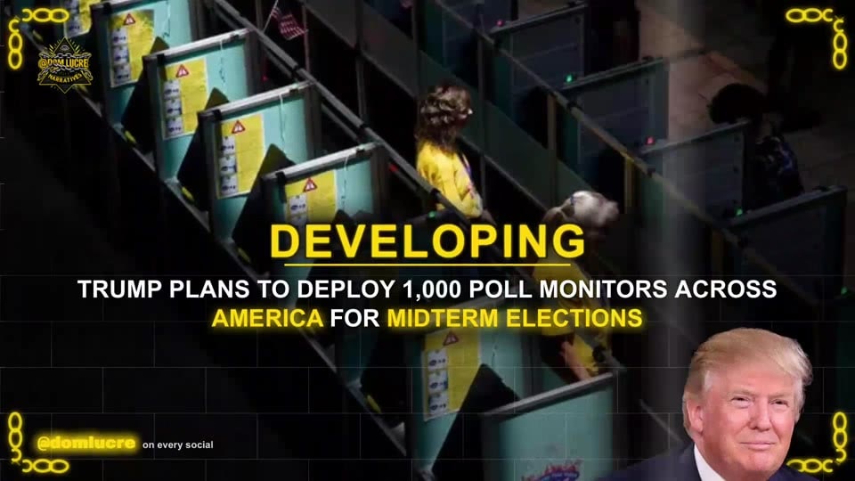 Trump DOJ poll monitors November
