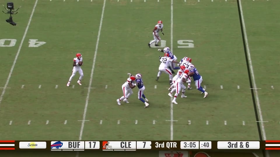 Te'Cory Couch picks off Deshaun Watson