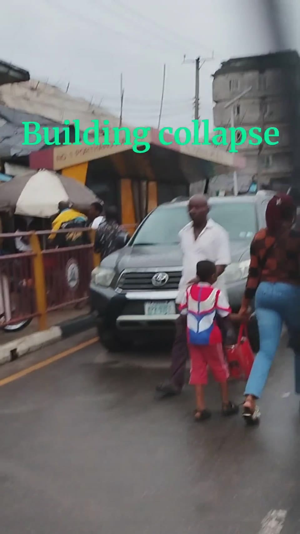 Collapsed building