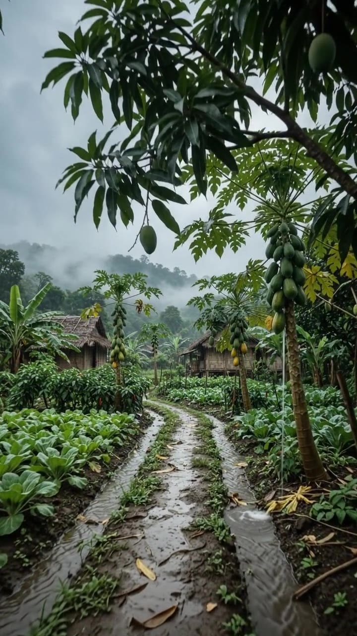 This Indonesian Farm Village Feels Like Another World 🌴🌧️