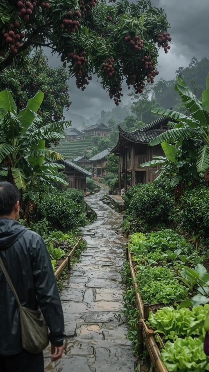 This Muddy Stone Path Feels Like a Scene from a Movie 🎬