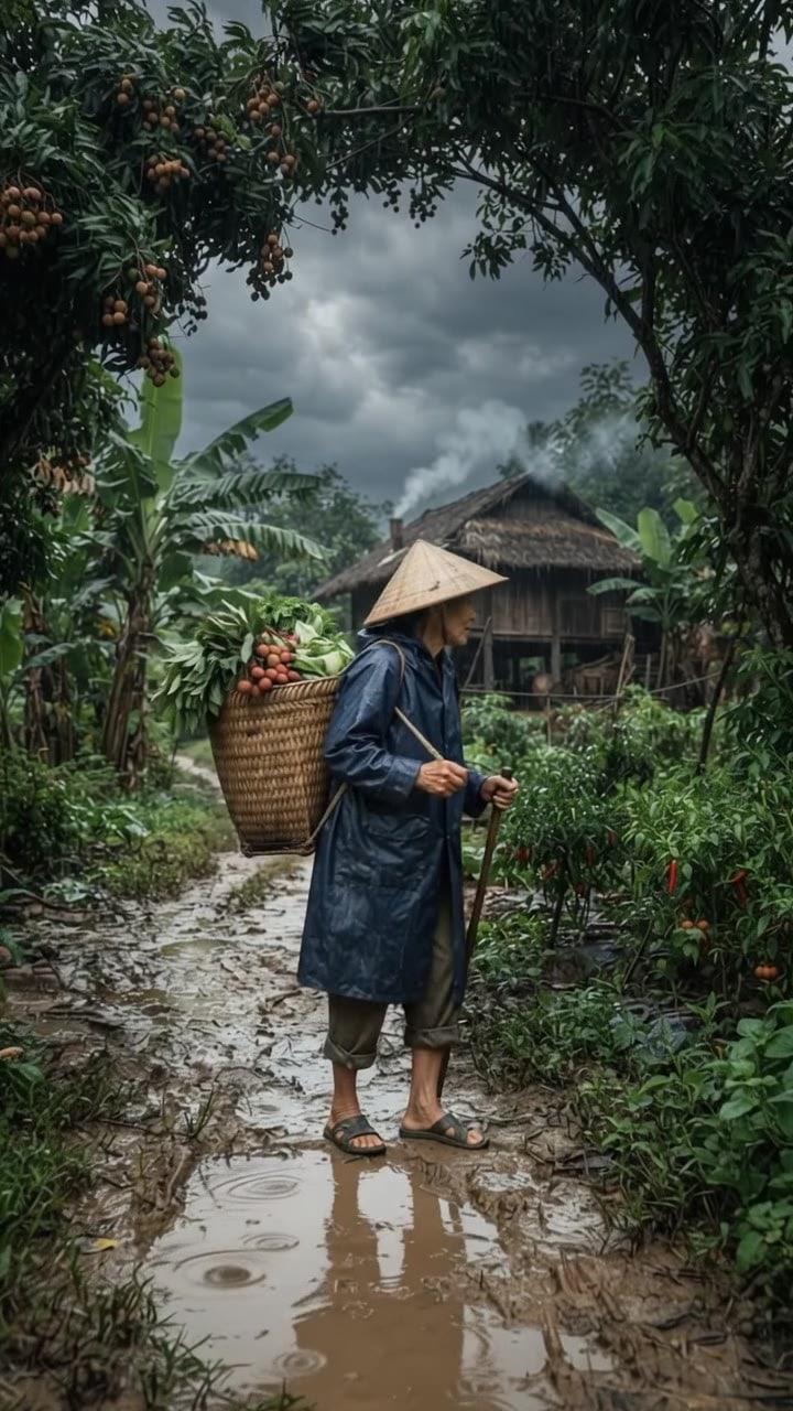 This Vietnamese Grandmother in the Rain Will Warm Your Heart 🇻🇳🌧️
