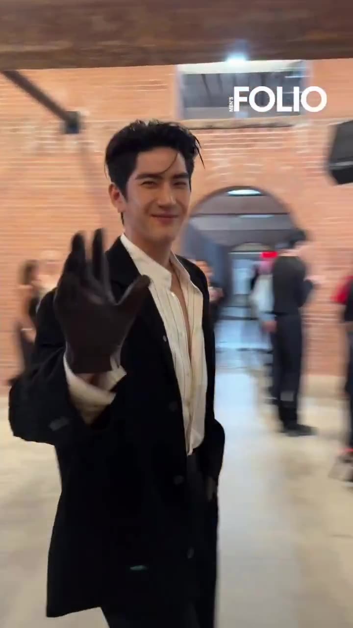 Sea Tawinan at Calvin Klein show