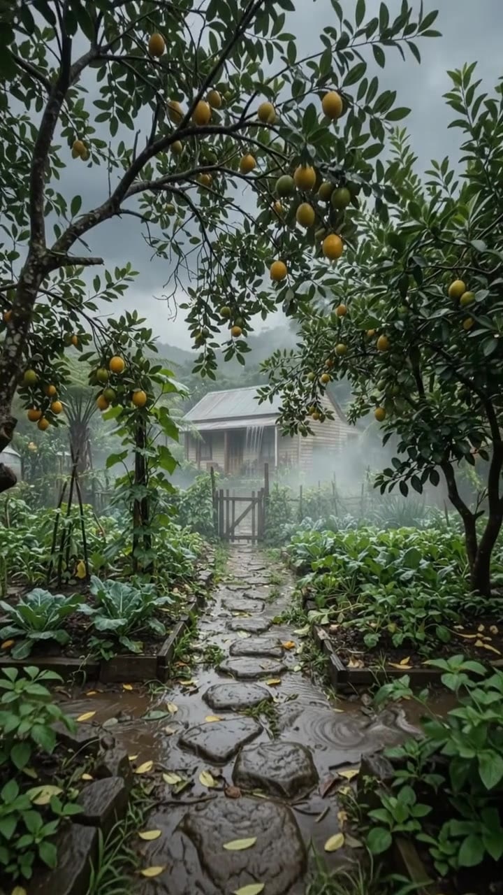 POV: You discovered a hidden rainy paradise in New Zealand 🌧️🍋